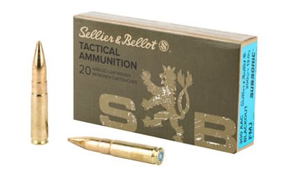 Sellier & Bellot 300 Blackout 200 Grain Full Metal Jacket Subsonic