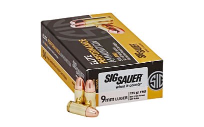 Sig Sauer Elite Performance 9MM 115 Grain Full Metal Jacket