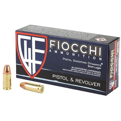 Fiocchi 9MM 158 Grain Full Metal Jacket Subson