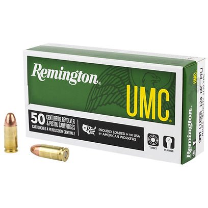 Remington UMC 9MM 124 Grain Full Metal Jacket